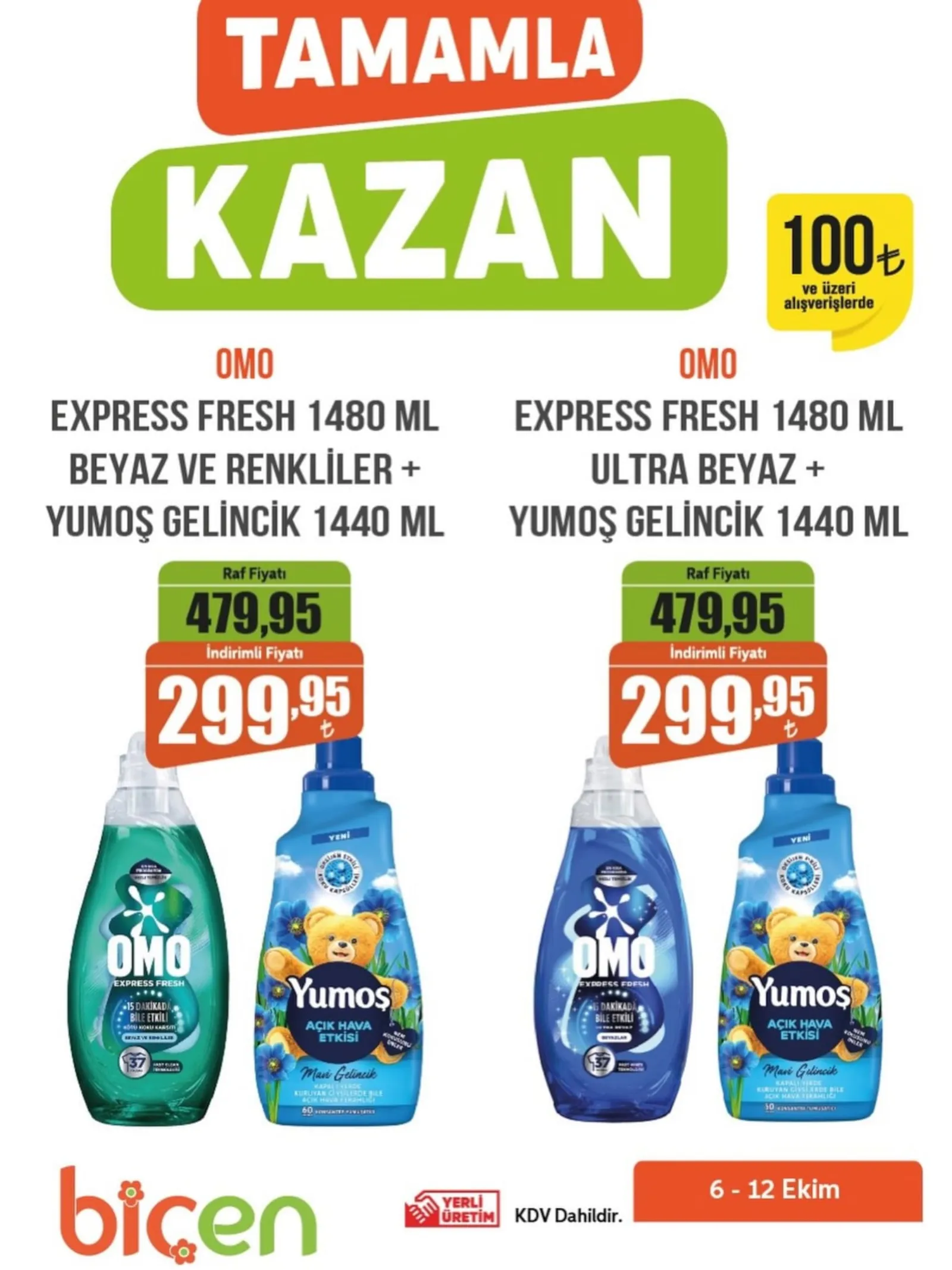 Biçen Market broşürü sayfa 1