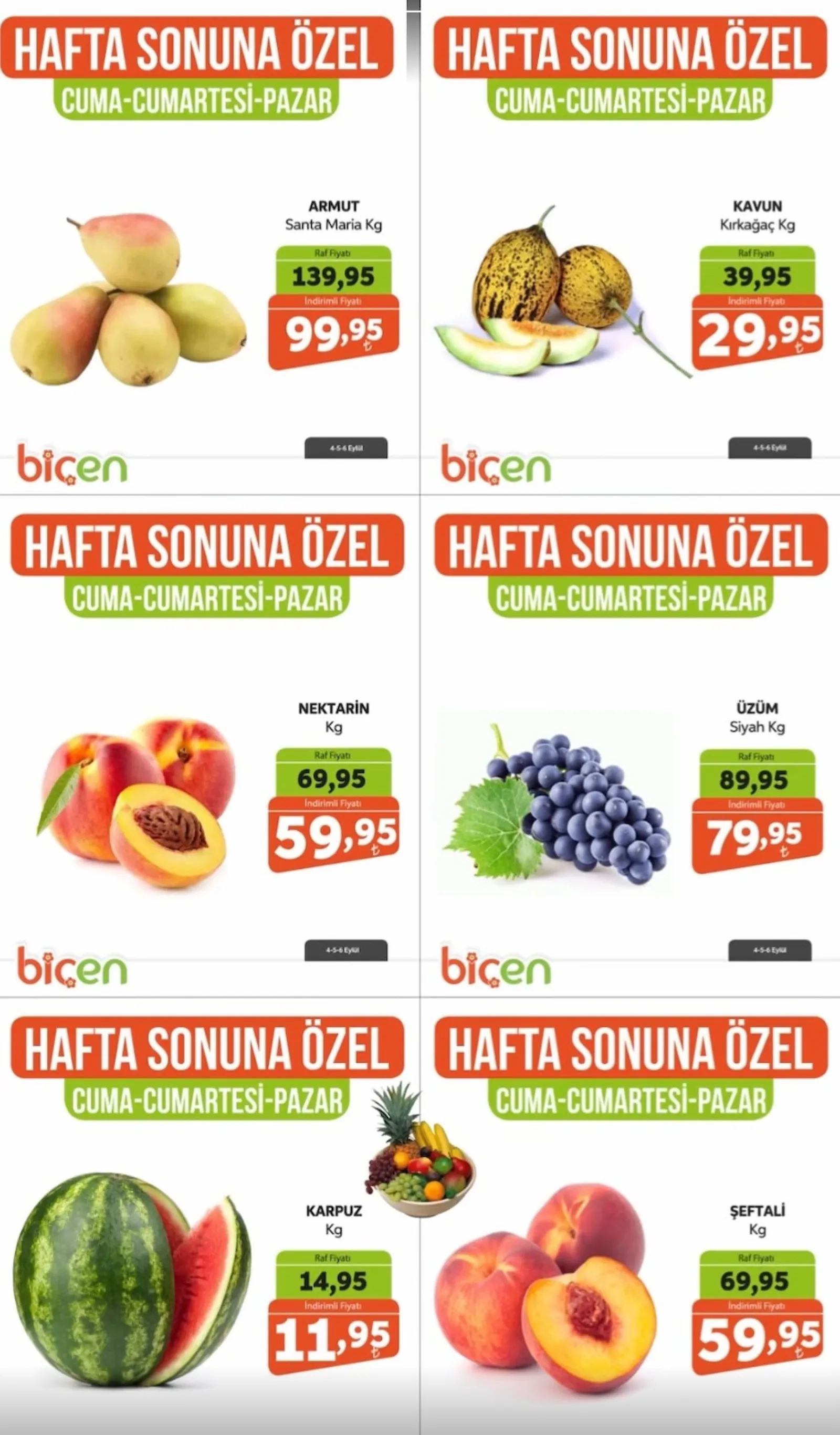 Biçen Market broşürü sayfa 2