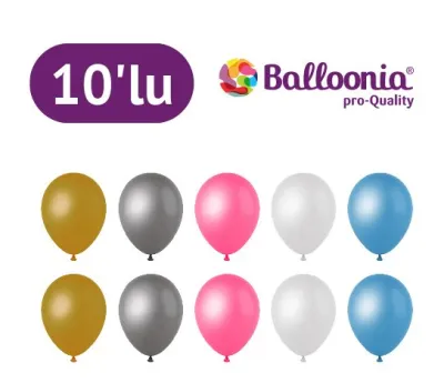 Metal Renkli Balon