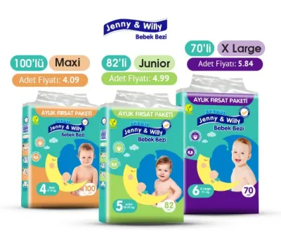 Bebek Bezi Aylık Paket