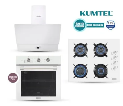 BEYAZ TURBO CAM ANKASTRE SET