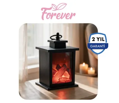 ALEVLİ ŞÖMİNE LAMBASI