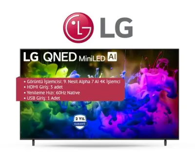 65 İNÇ QNED MİNİLED 4K TV 65QNED7EB3C