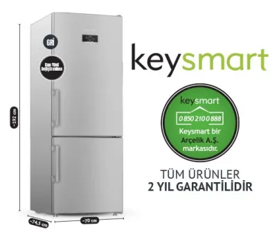 NOFROST BUZDOLABI KEY 490 NFS