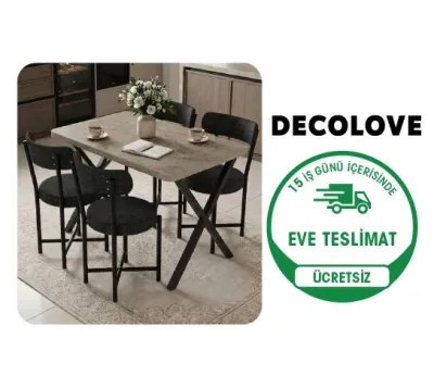 4 SANDALYELİ  MASA TAKIMI
