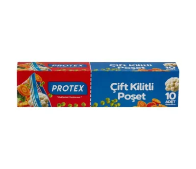 Çift Kilitli Buzdolabı Poşeti