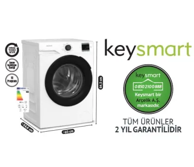 8 KG ÇAMAŞIR MAKİNESİ KEY 810 CM