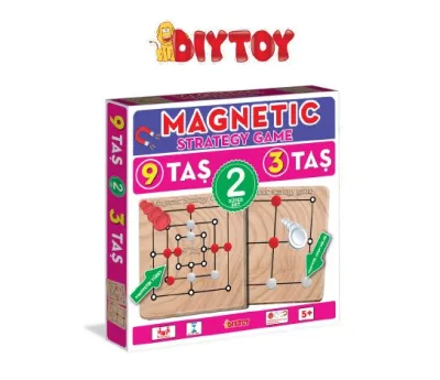 Manyetik Strateji Oyunları 9 Taş-3 Taş