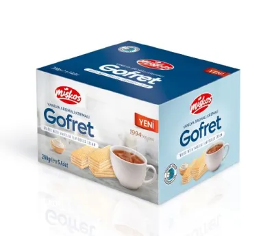 Vanilya Aromalı Gofret