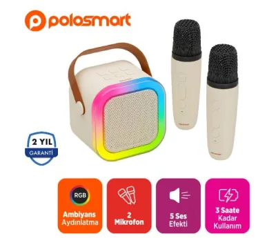 İki Mikrofonlu  Karaoke Set