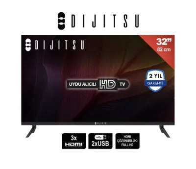 32 İnç Uydu Alıcılı HD TV 32D22000