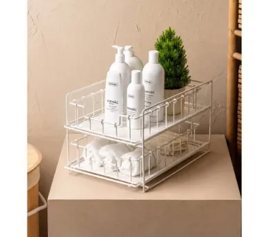 Metal 2 Katlı Çekmeceli Organizer