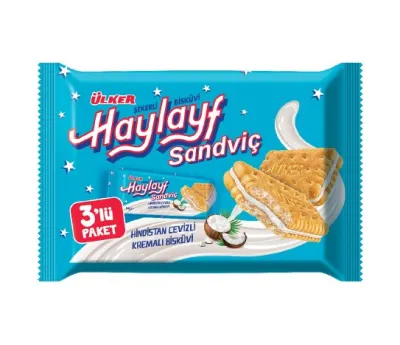 Hindistan Cevizli  Kremalı Bisküvi
