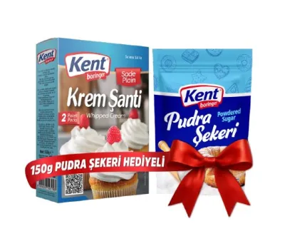 Krem Şanti 150 g & Pudra Şekeri 150 g