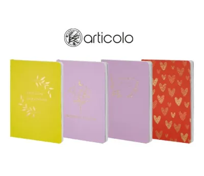 A5 Renkli Gold Defter