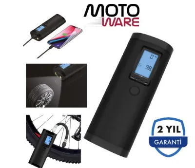 Kablosuz Kompersor, Powerbank & Işıldak