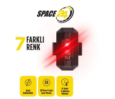 Şarjlı Led Flaşör
