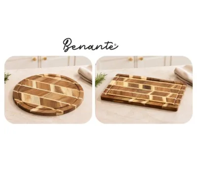 Balıksırtı Desen Bambu Kesme Tahtası Çeşitleri