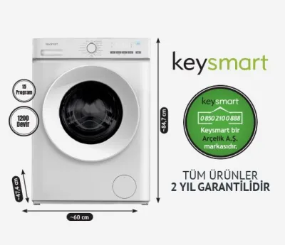 7 KG ÇAMAŞIR MAKİNESİ KEY 712 CM