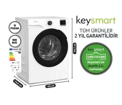 9 KG  ÇAMAŞIR  MAKİNESİ  KEY 910 CM