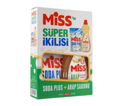 SÜPER İKİLİ MİSS SODA 500 g + ARAP SABUNU 1 L
