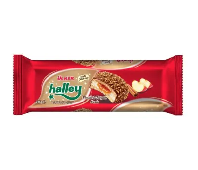 Sütlü Çikolatalı Elma&Tarçınlı Soslu, Marshmallowlu Sandviç Bisküvi