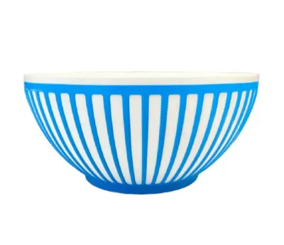 Çift Renkli Çizgili Kase ~ 3 L