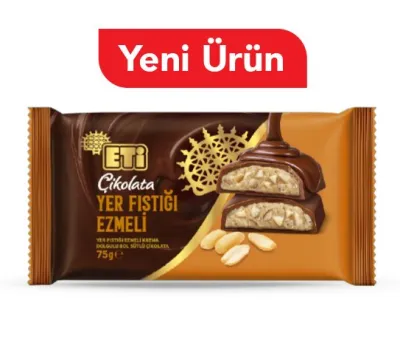 Yer Fıstığı Ezmeli Bol Sütlü Çikolata