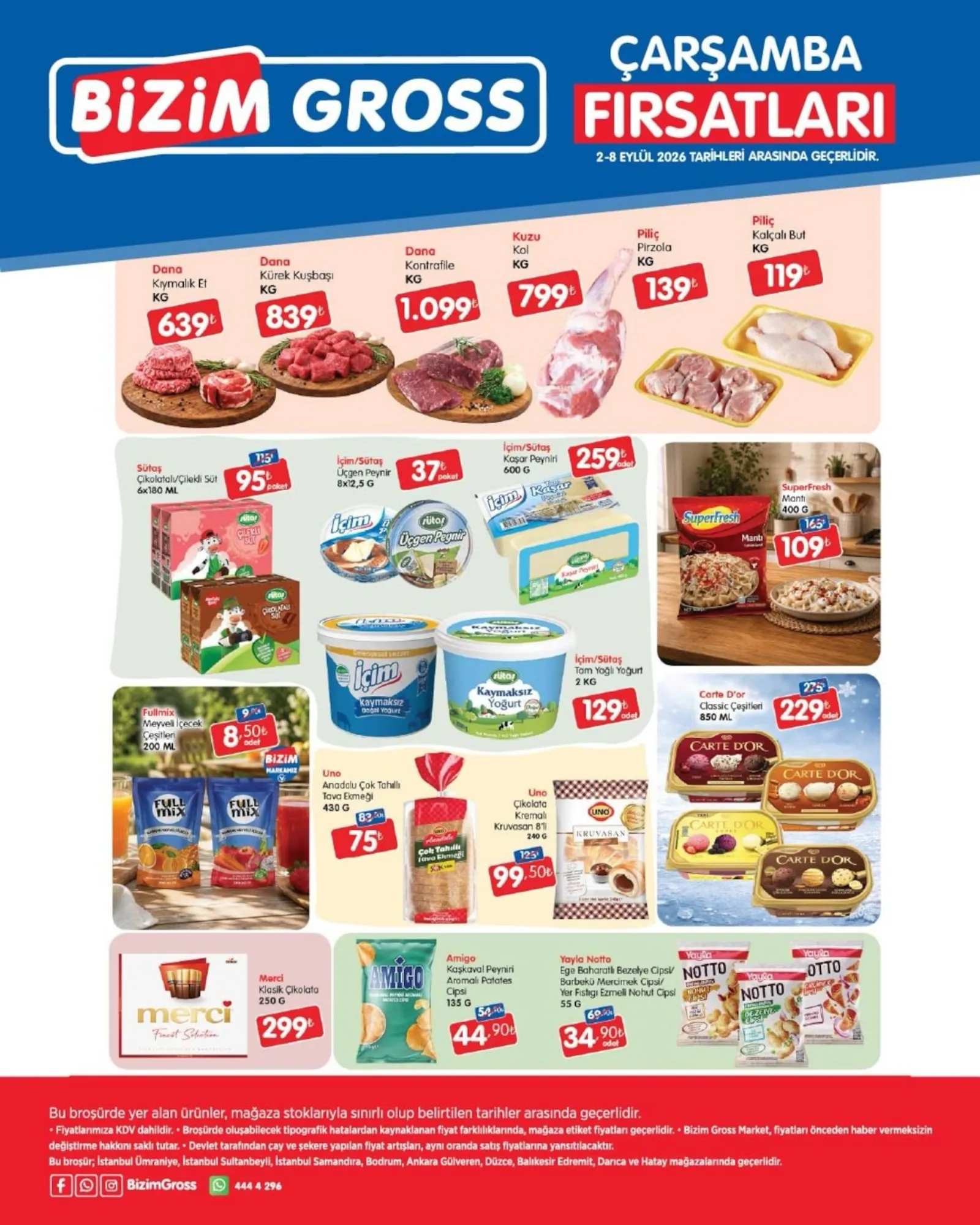 Bizim Gross broşürü sayfa 1