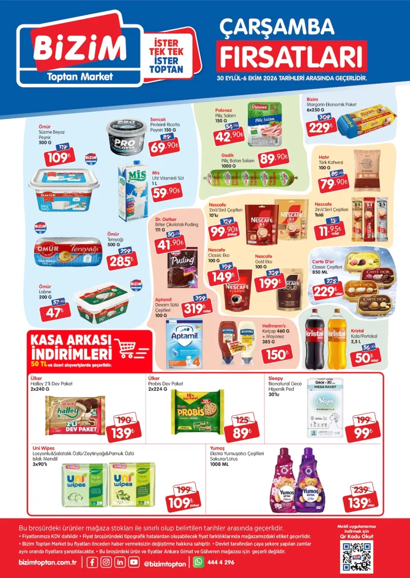 Bizim Toptan broşürü sayfa 1