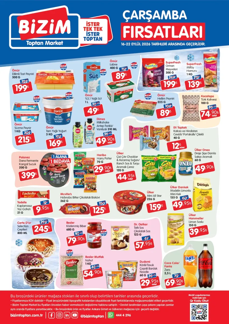 Bizim Toptan broşürü sayfa 1