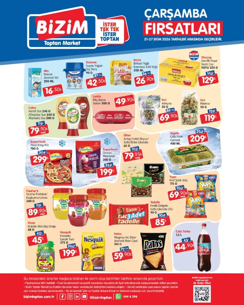 Bizim Toptan broşürü sayfa 1