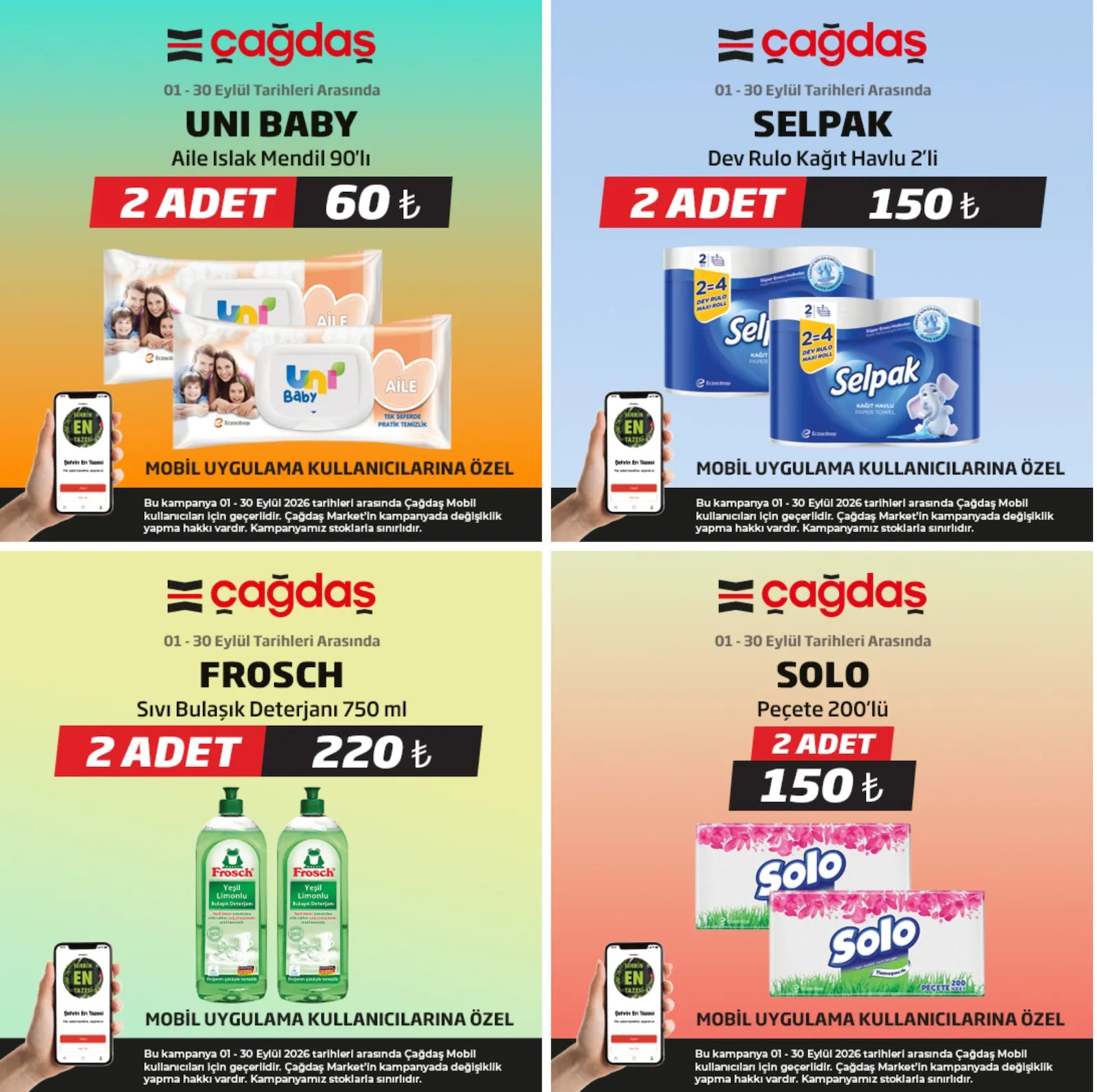 Çağdaş Market broşürü sayfa 2