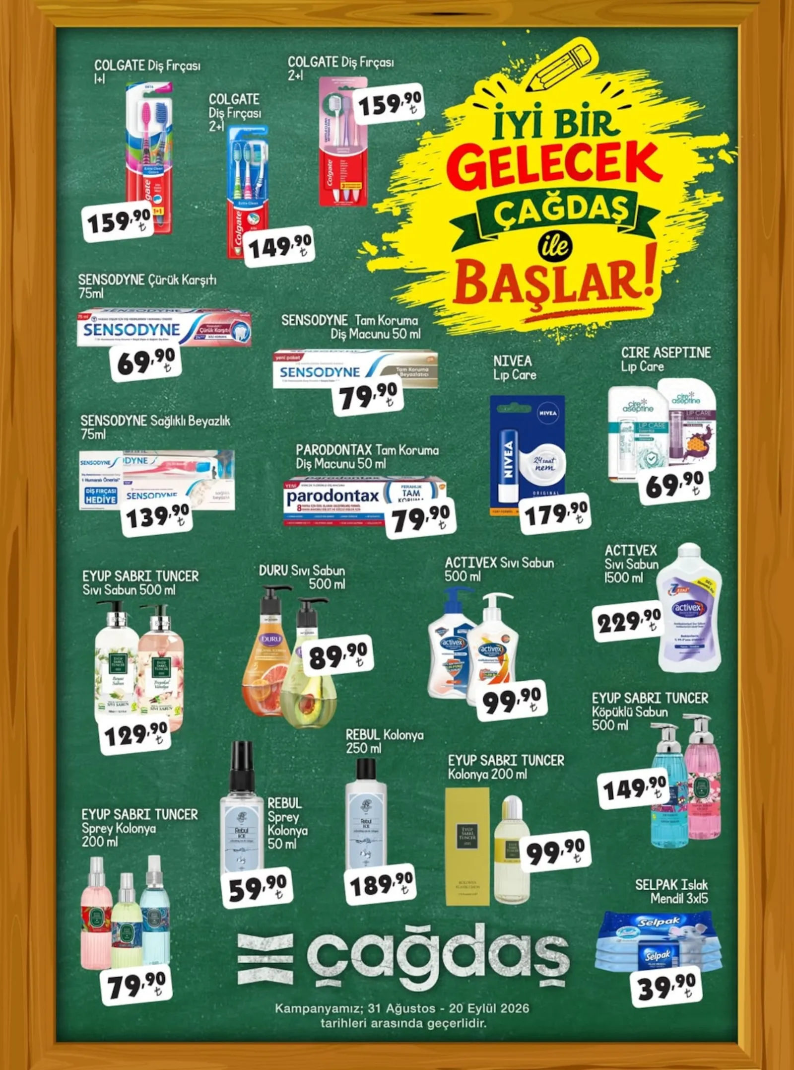 Çağdaş Market broşürü sayfa 1