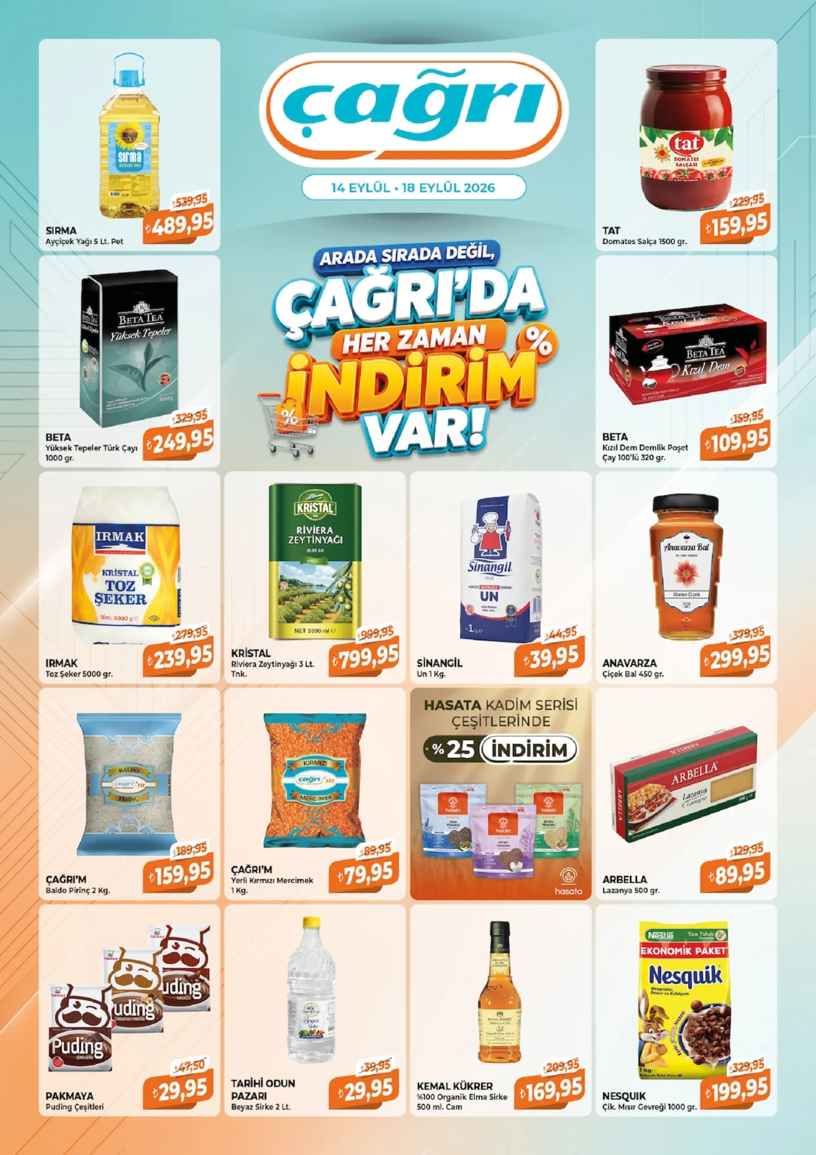 Çağrı Market broşürü sayfa 1