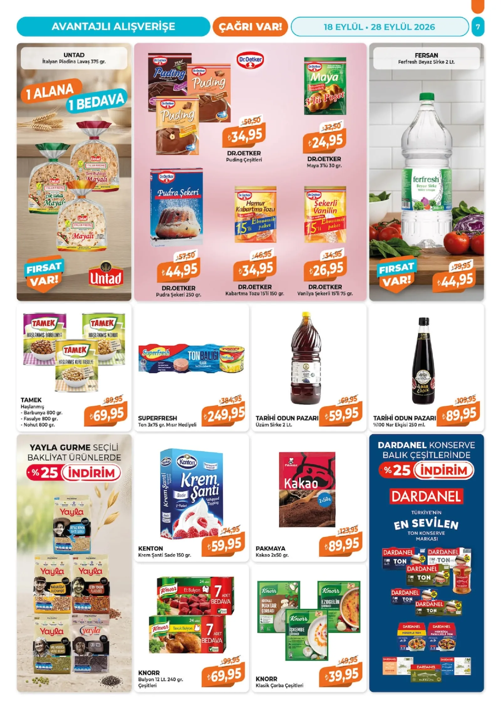 Çağrı Market broşürü sayfa 7