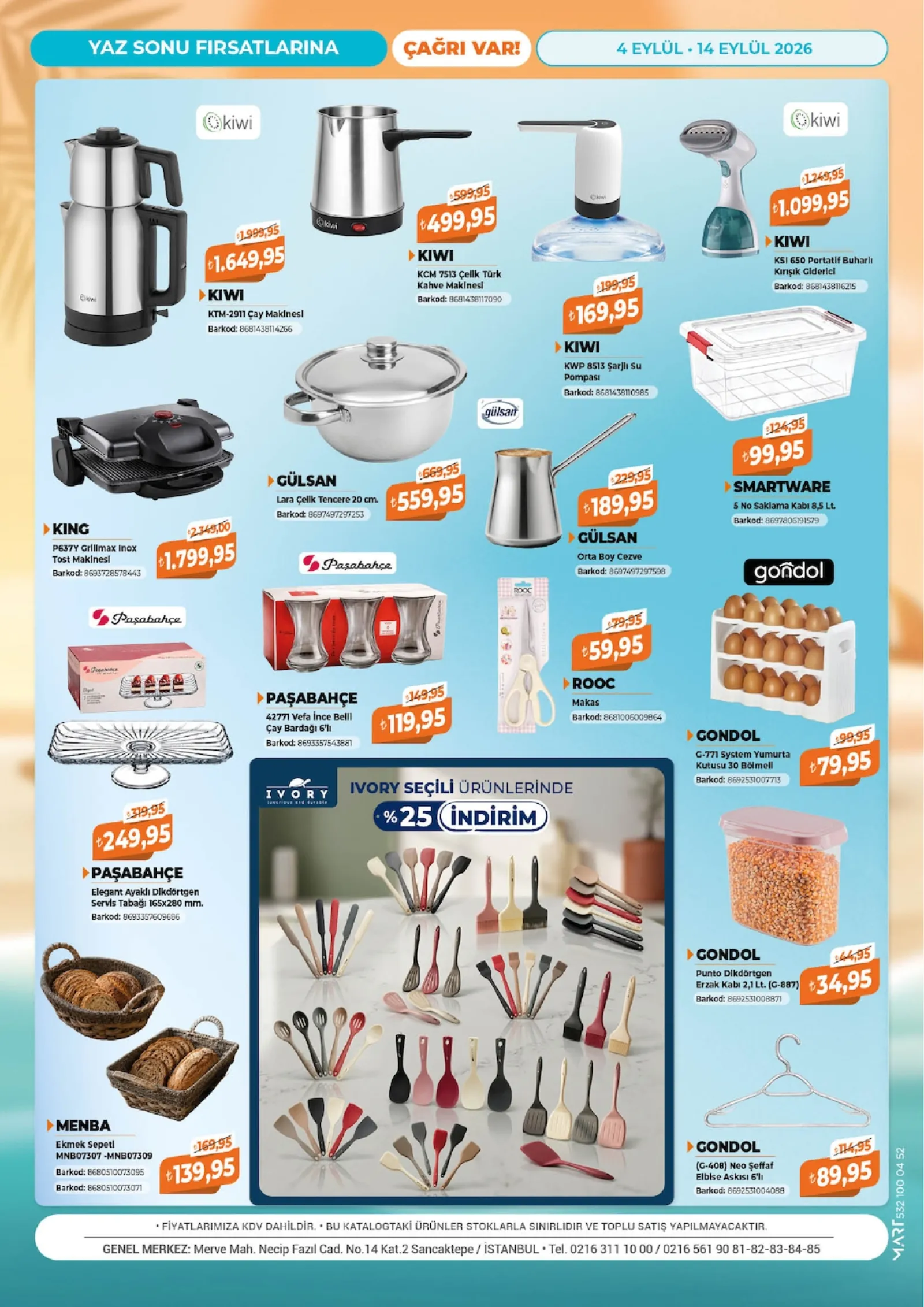 Çağrı Market broşürü sayfa 16