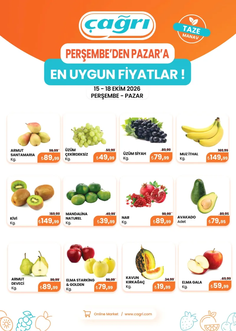 Çağrı Market broşürü