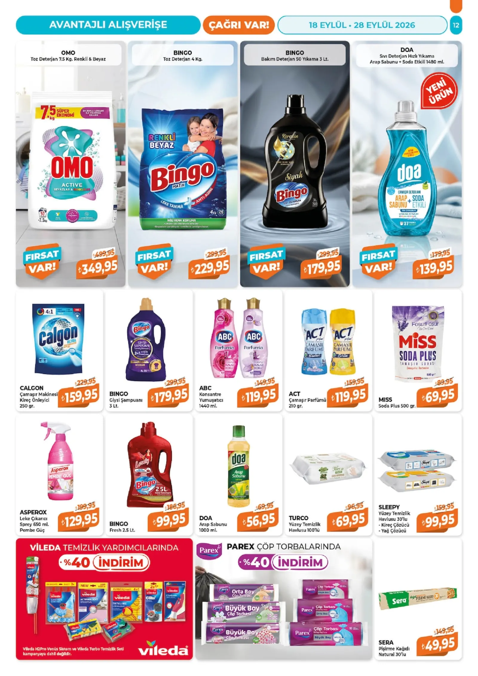 Çağrı Market broşürü sayfa 12