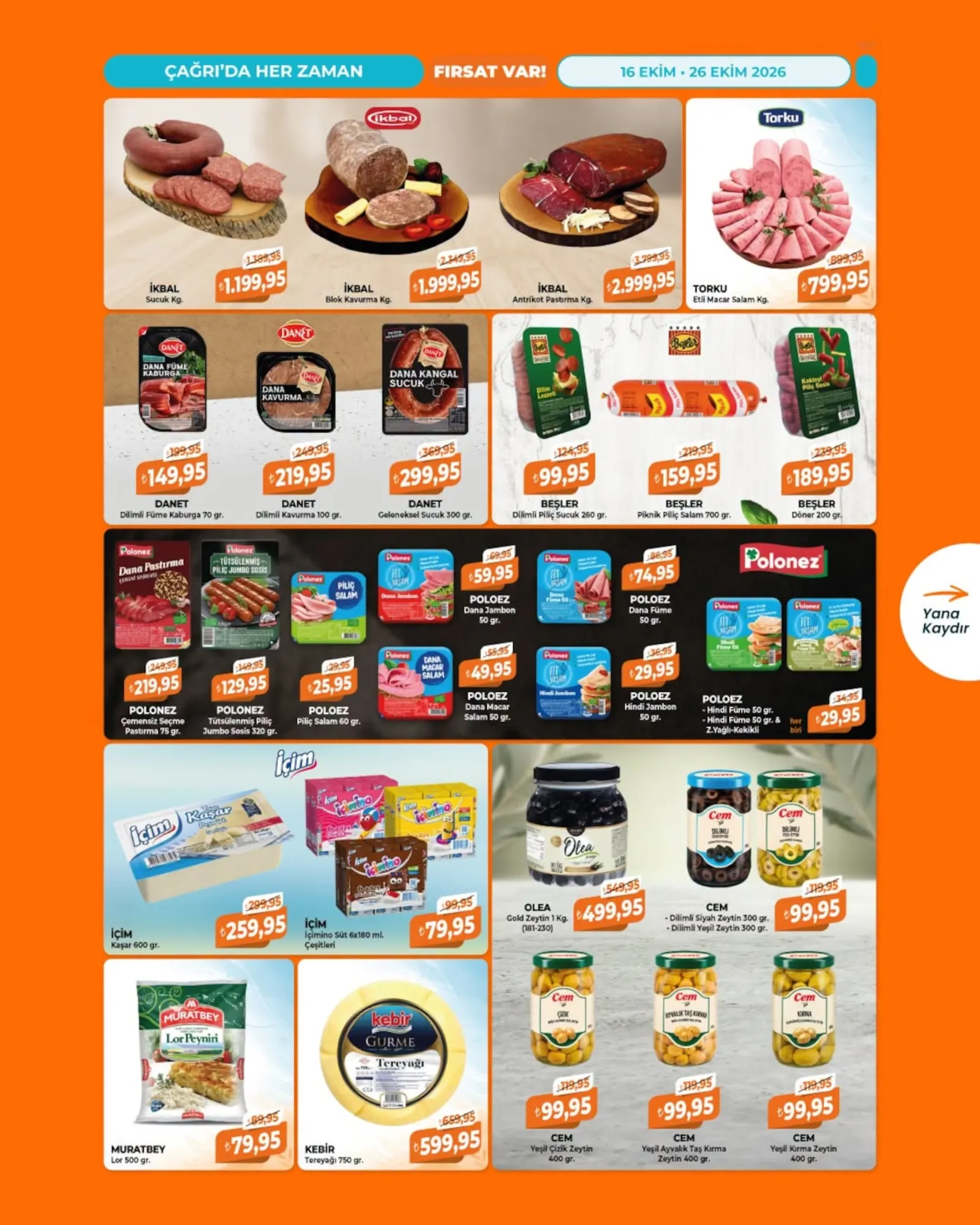 Çağrı Market broşürü sayfa 3