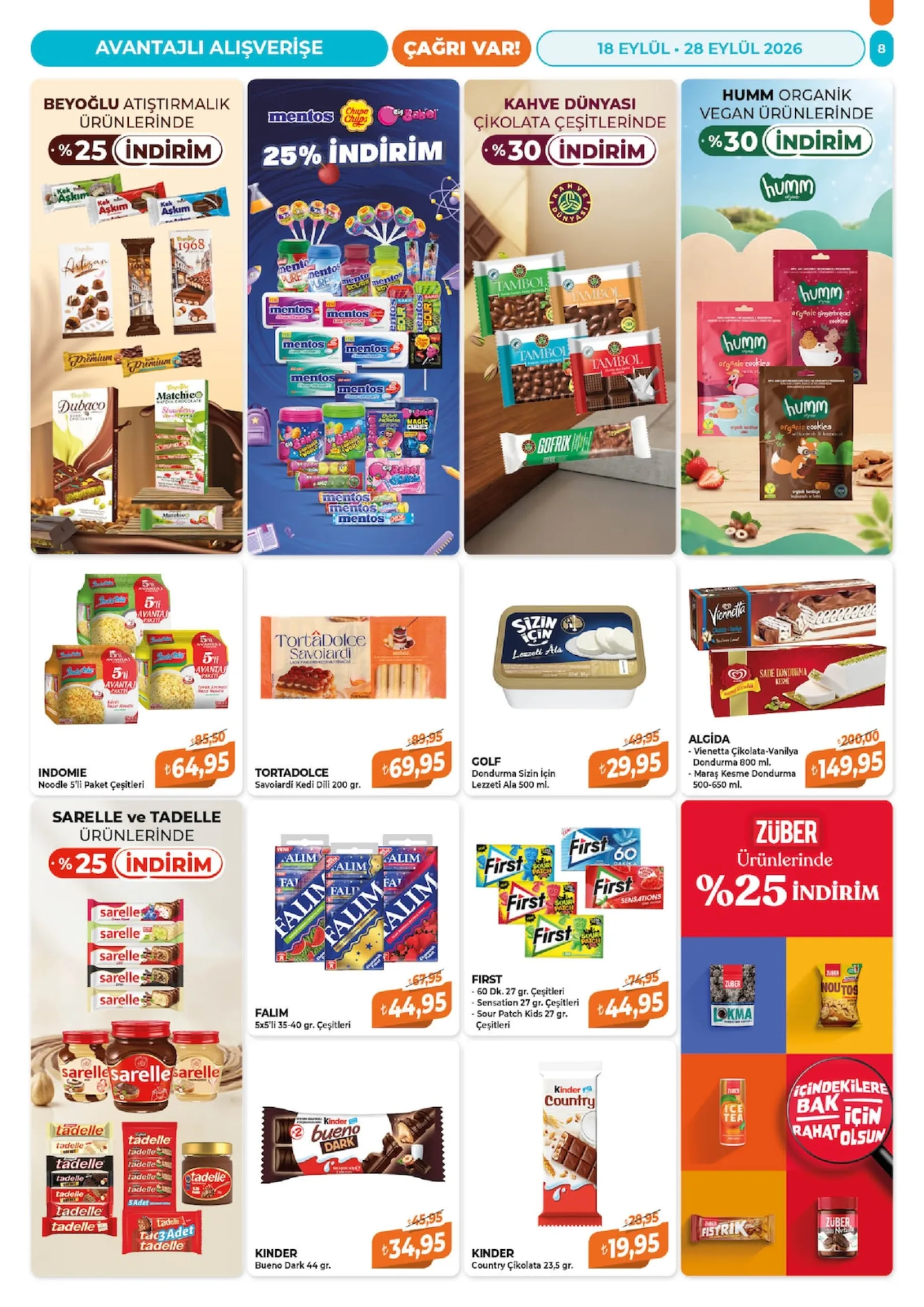Çağrı Market broşürü sayfa 8