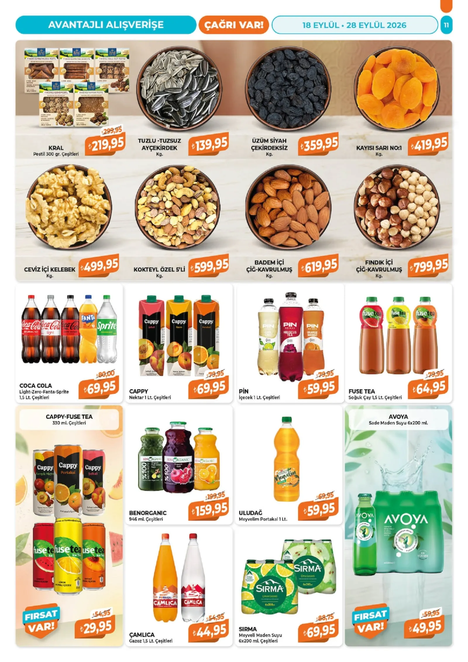 Çağrı Market broşürü sayfa 11