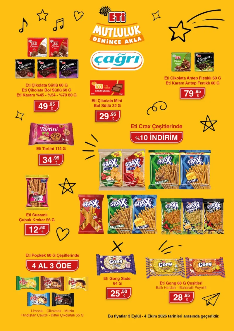 Çağrı Market broşürü