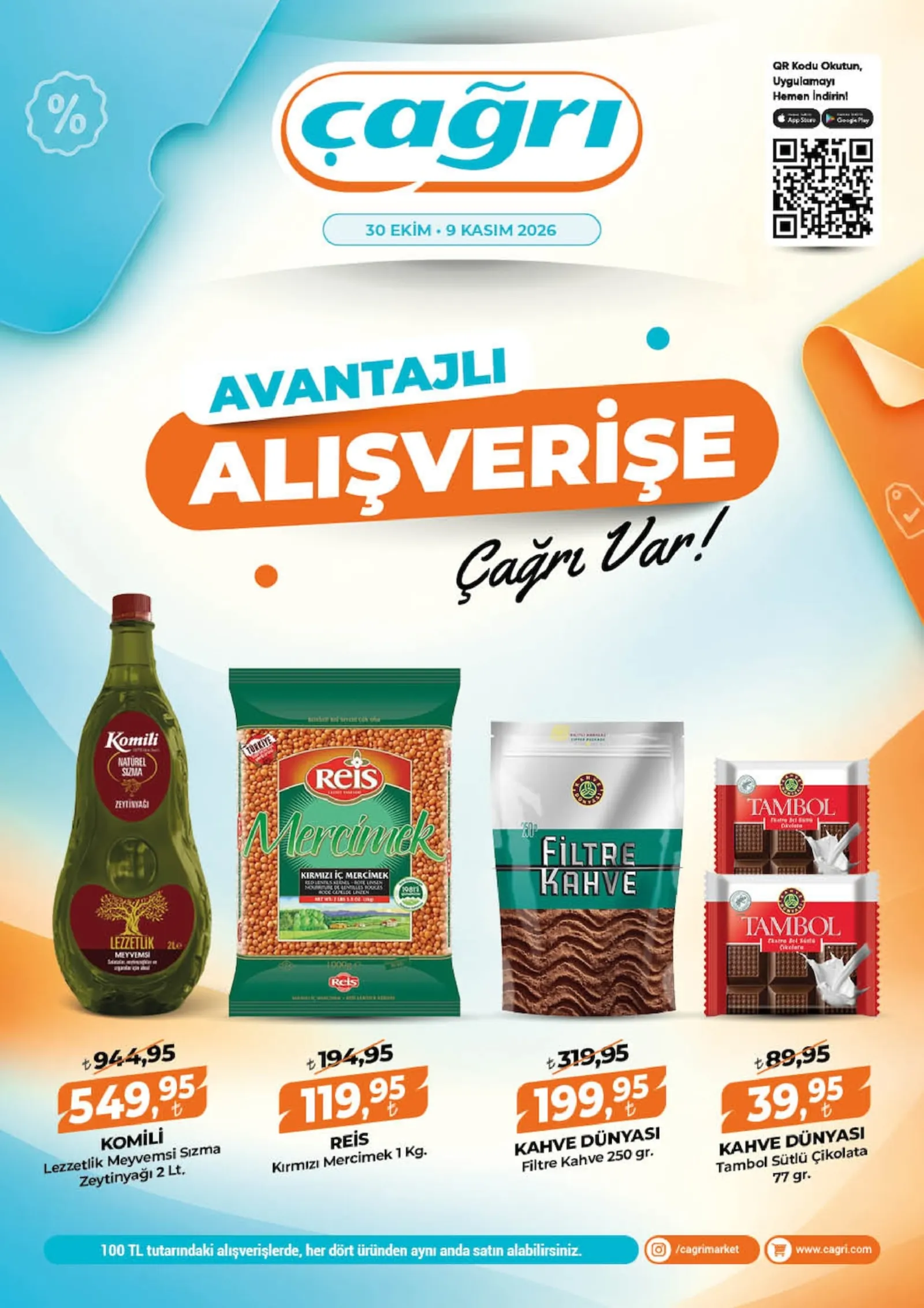 Çağrı Market broşürü sayfa 1