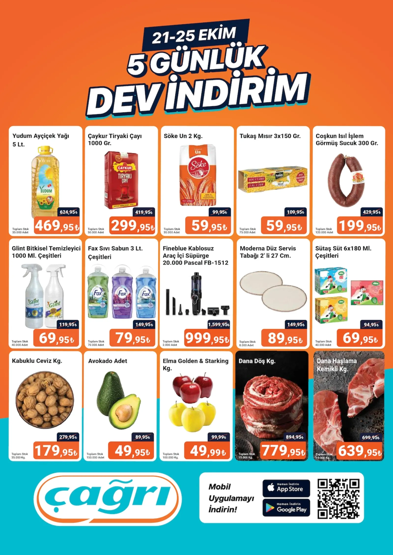 Çağrı Market broşürü sayfa 1