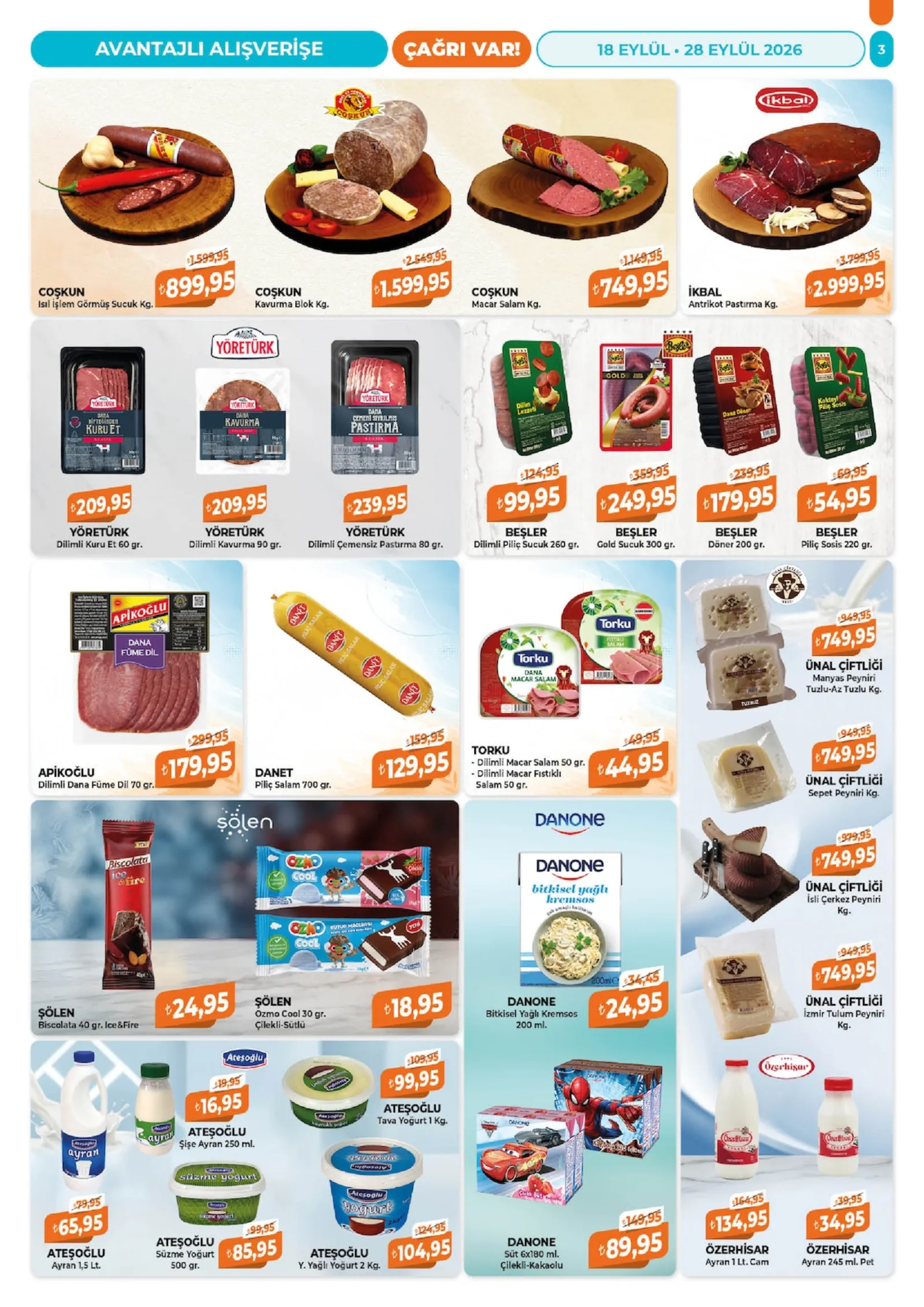 Çağrı Market broşürü sayfa 3