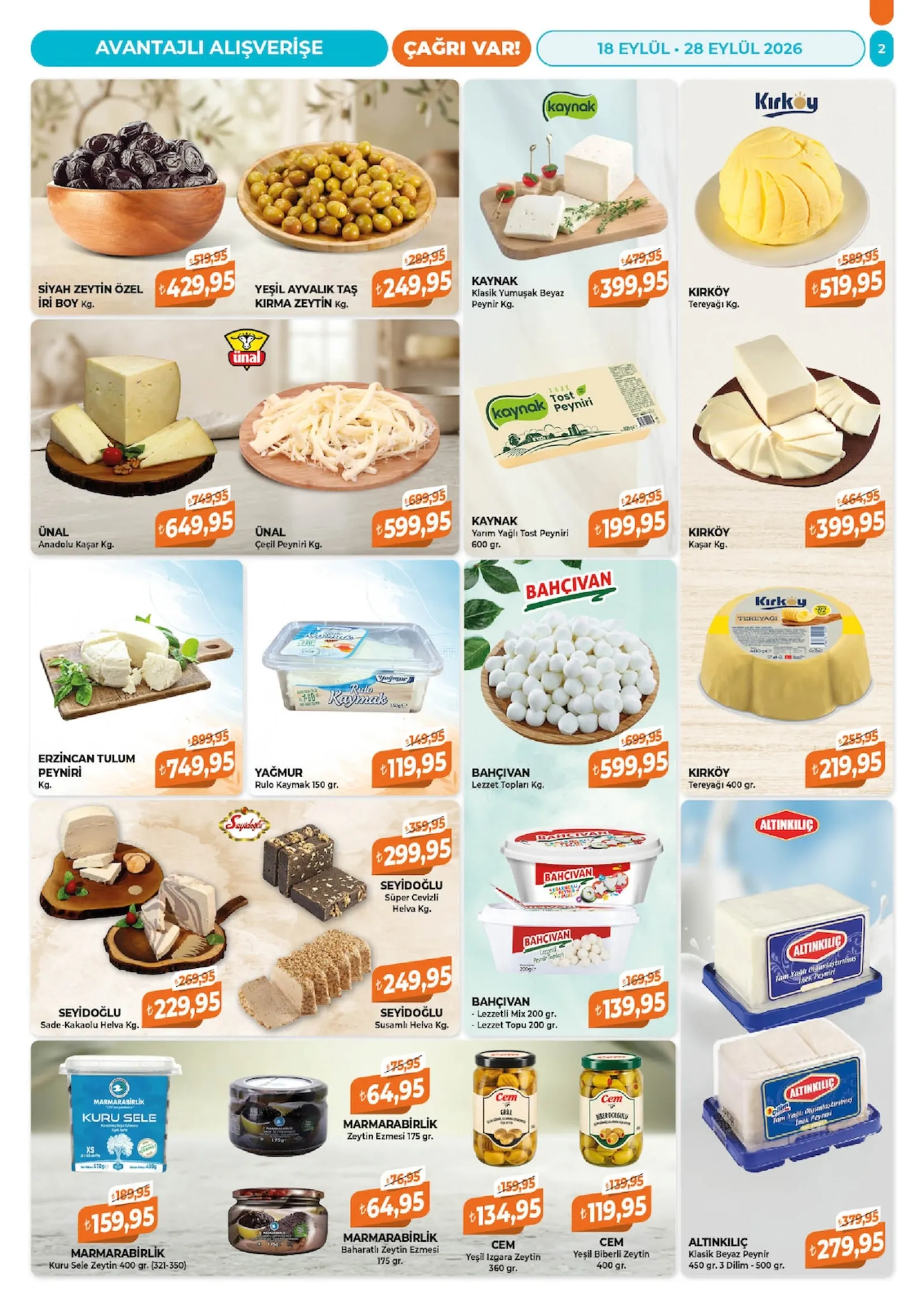 Çağrı Market broşürü sayfa 2