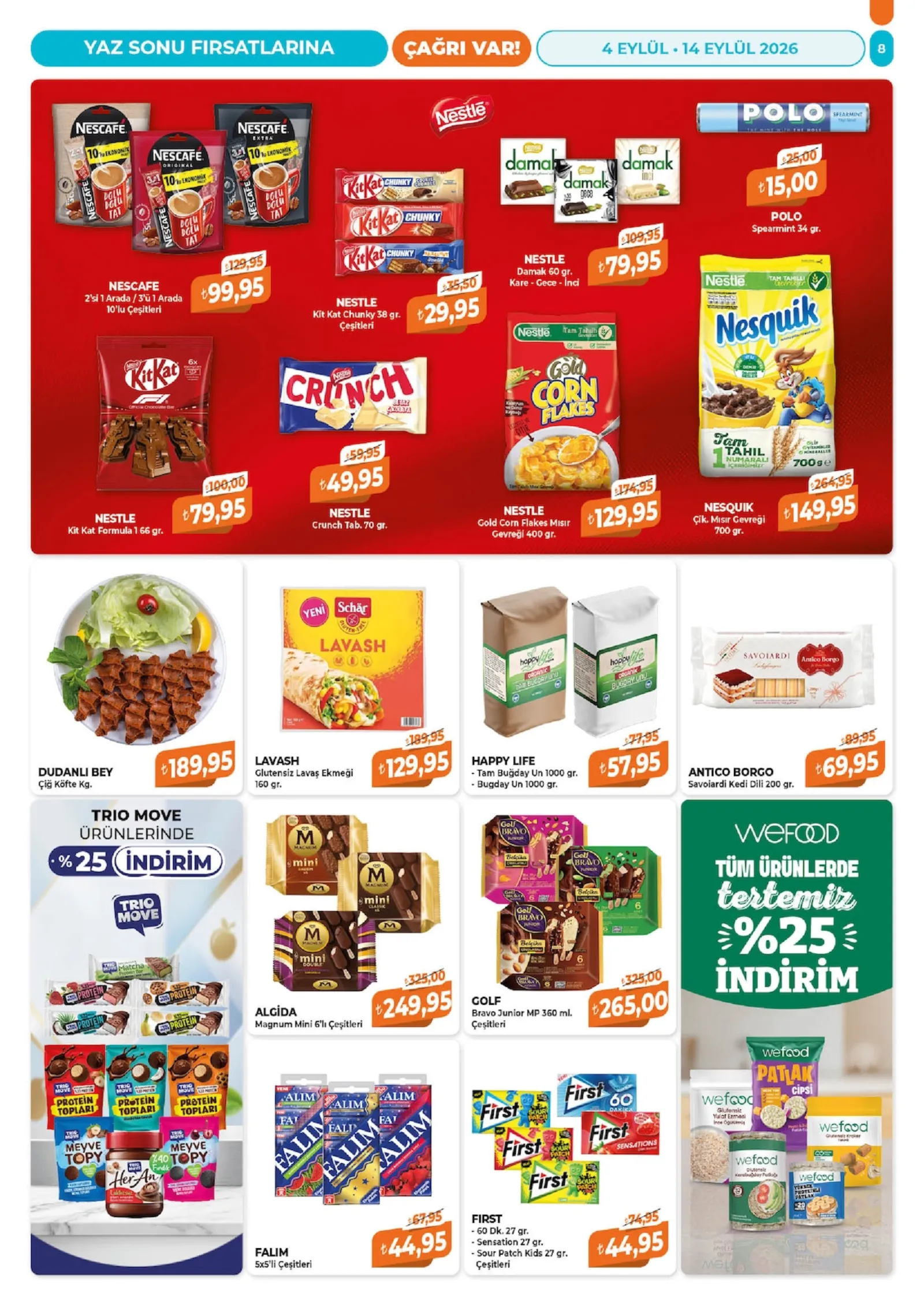 Çağrı Market broşürü sayfa 8
