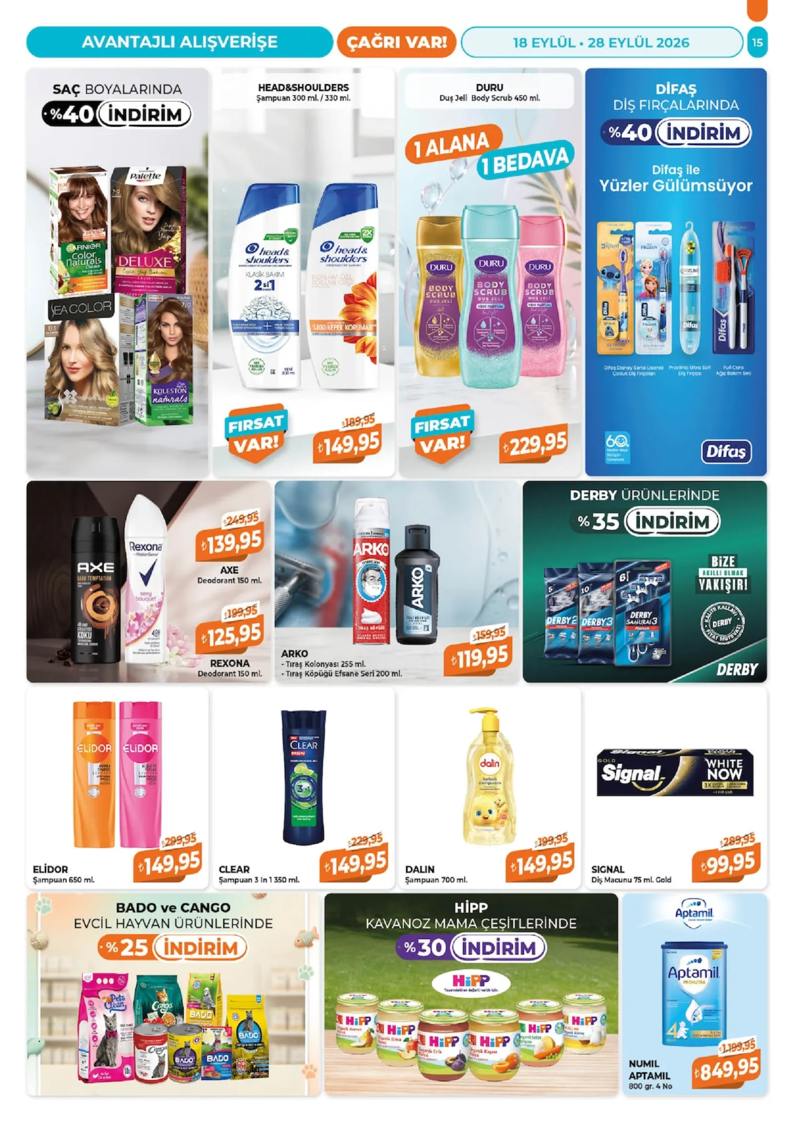 Çağrı Market broşürü sayfa 15