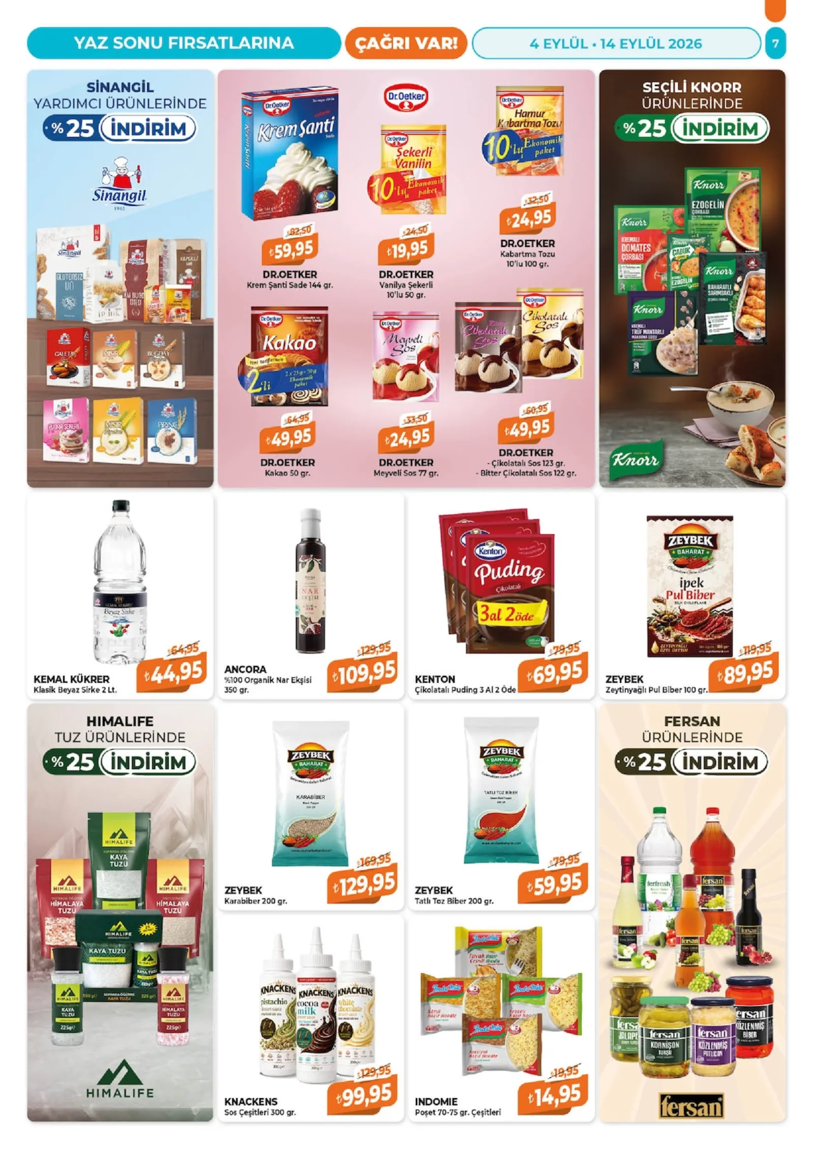 Çağrı Market broşürü sayfa 7